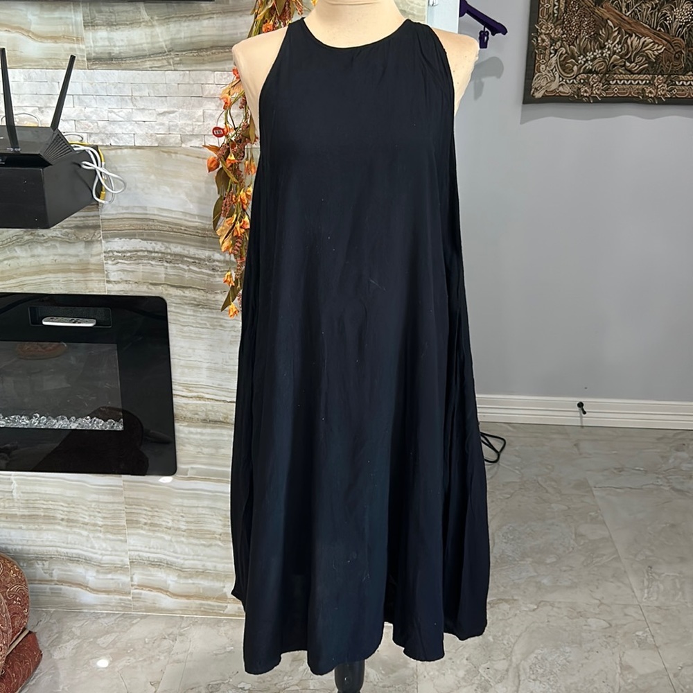 American Apparel Women’s Black Halter Dress. Size‎ OS
